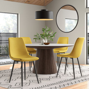 Wayfair yellow dining discount chairs